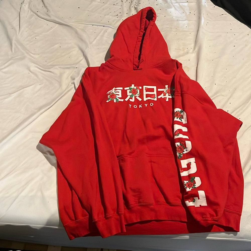 Red hoodie